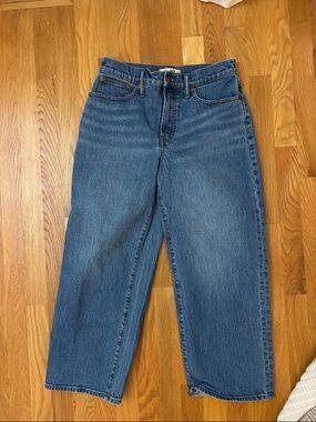 Madewell Classic Straight-Leg Blue Jeans